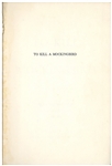 ''To Kill a Mockingbird'' First Edition, First Printing -- In the First Printing Dust Jacket